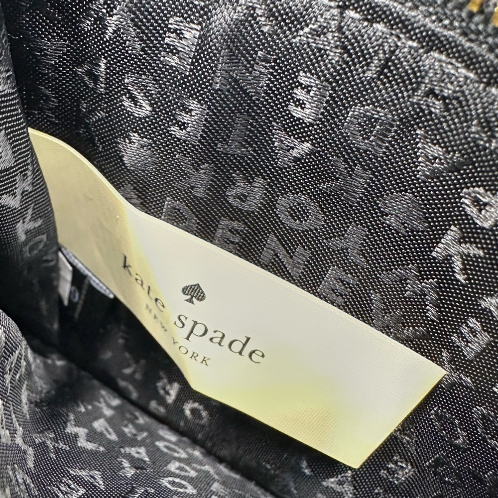 Kate Spade Glittery Black Card Pouch and dusty - Picture 5 of 7